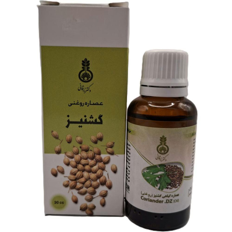 روغن بدن دکتر زرقانی مدل گشنیز 26 مناسب انواع پوست حجم 30 میلی لیتر