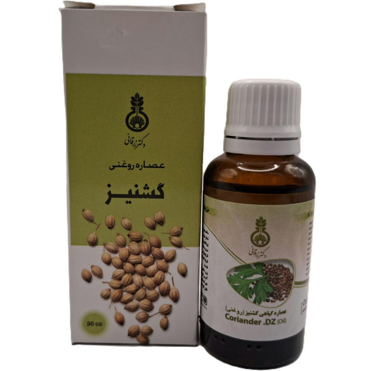 روغن بدن دکتر زرقانی مدل گشنیز 26 مناسب انواع پوست حجم 30 میلی لیتر
