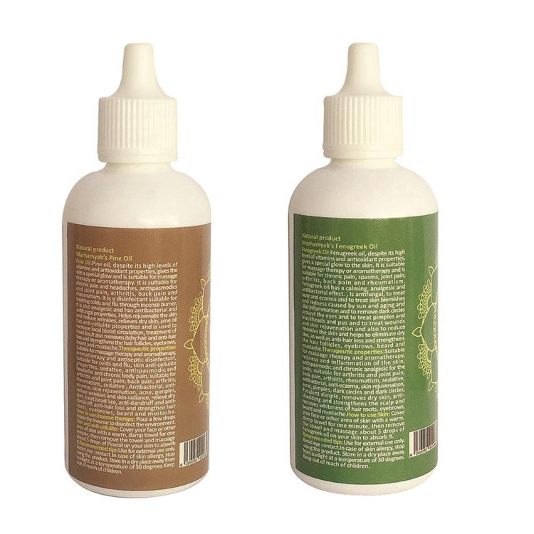 روغن صورت و بدن مرهم یاب مدل شنبلیله و کاج حجم 80 میلی لیتر مجموعه 2 عددی