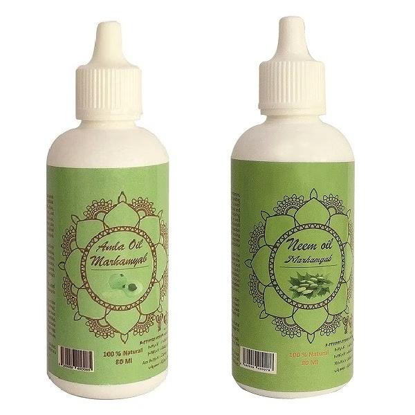 روغن بدن مرهم یاب مدل چریش و آمله حجم 80 میلی لیتر مجموعه 2 عددی