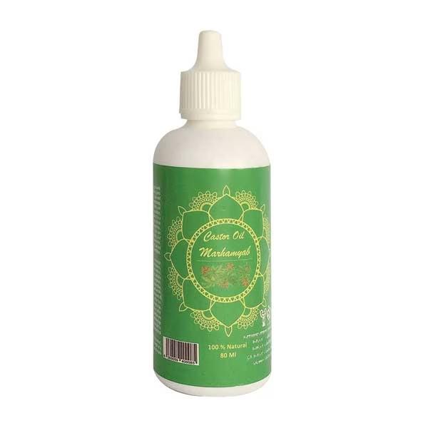 روغن بدن و صورت مرهم یاب مدل کرچک حجم 80 میلی لیتر