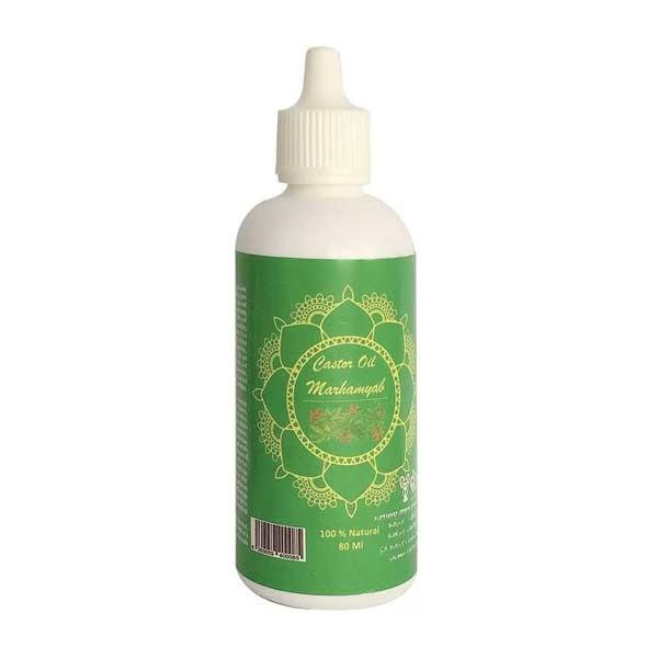 روغن بدن و صورت مرهم یاب مدل کرچک حجم 80 میلی لیتر