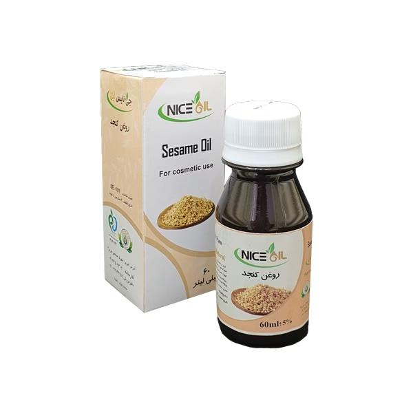روغن بدن جی نایس اویل مدل کنجد حجم 60 میلی لیتر