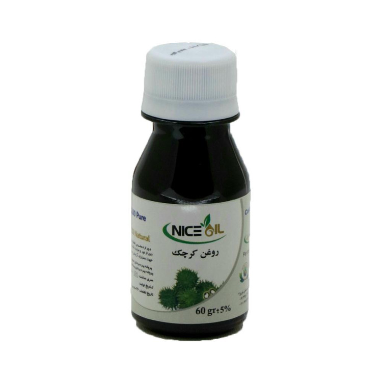 روغن بدن نایس اویل مدل کرچک حجم 60 میلی لیتر