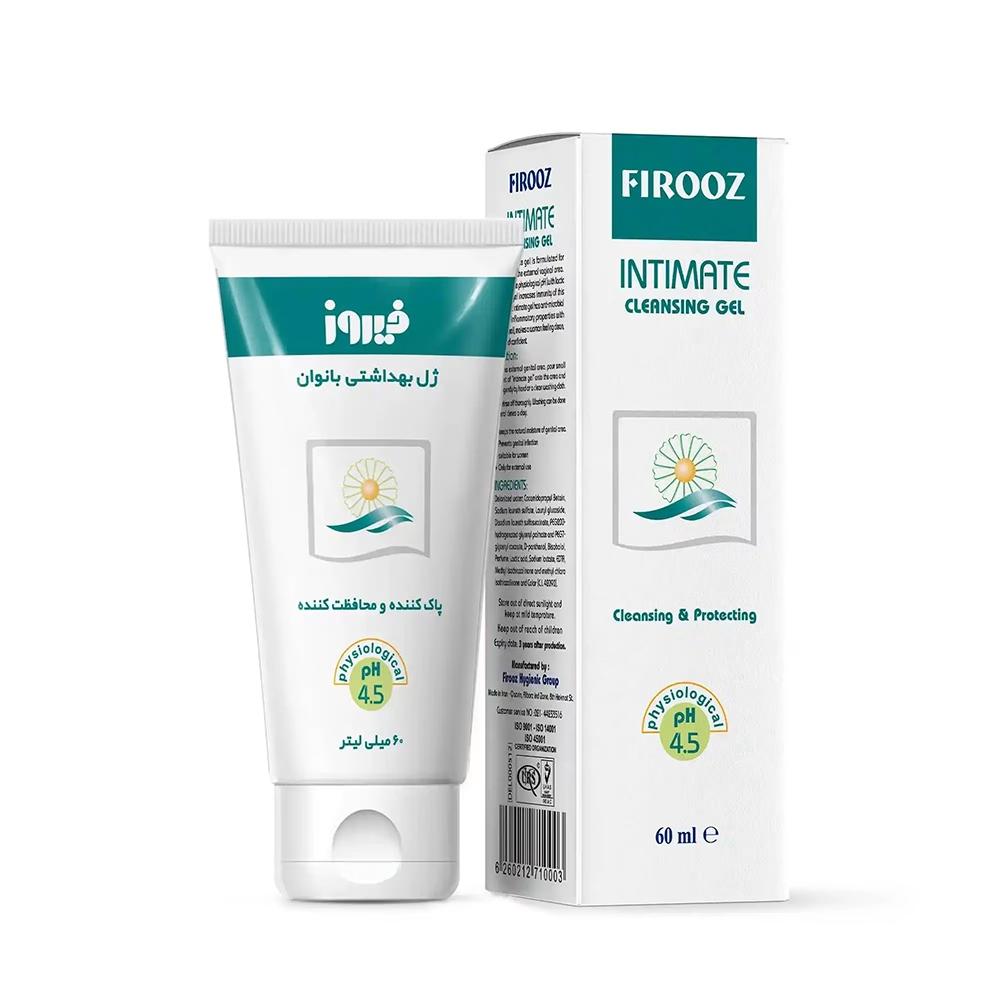 ژل بهداشتی بانوان فیروز مدل 4.5 ph حجم 60 میلی لیتر