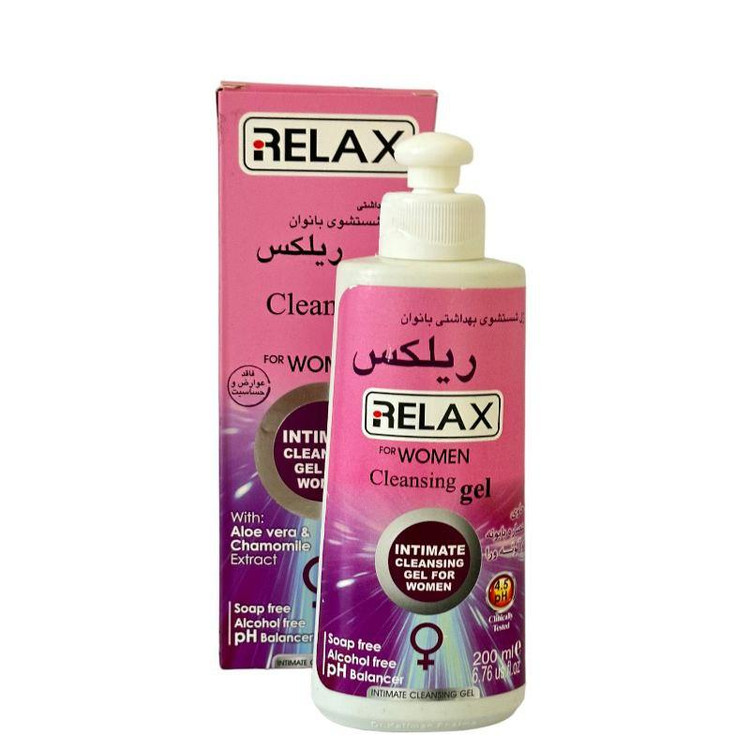 ژل بهداشتی بانوان ریلکس مدل آلوئه ورا حجم 200 میلی لیتر