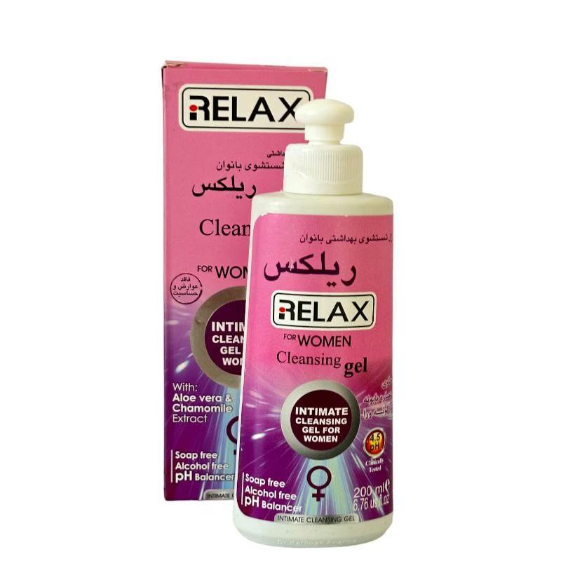 ژل بهداشتی بانوان ریلکس مدل آلوئه ورا حجم 200 میلی لیتر