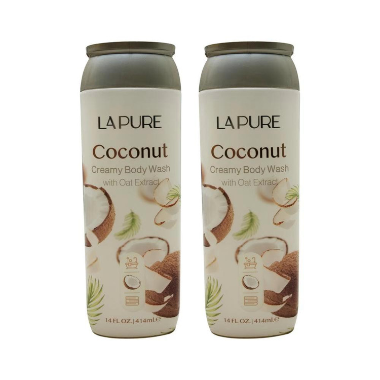 شامپو بدن لپیور مدل Coconut حجم 414 میلی لیتر مجموعه 2 عددی