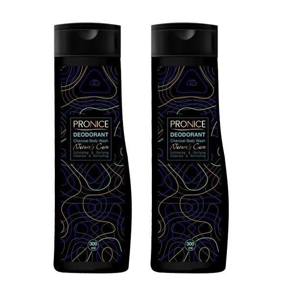 شامپو بدن پرونایس مدل Deodorant حجم 300 میلی لیتر مجموعه 2 عددی
