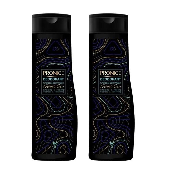 شامپو بدن پرونایس مدل Deodorant حجم 300 میلی لیتر مجموعه 2 عددی