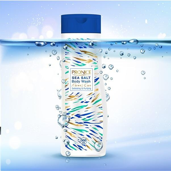 شامپو بدن پرونایس مدل Sea Salt حجم 300 میلی لیتر مجموعه 2 عددی