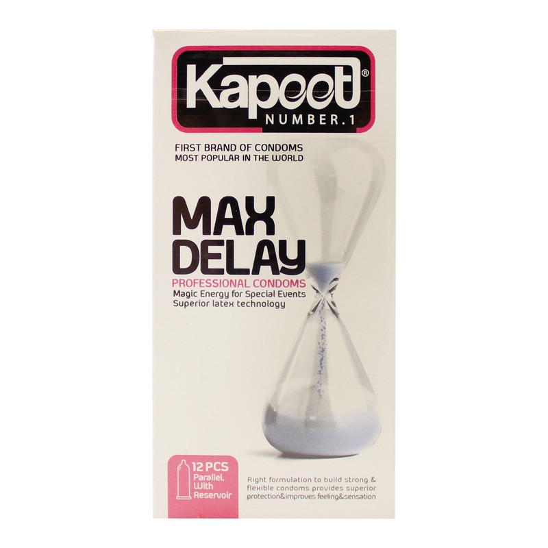 کاندوم کاپوت مدل Max Delay بسته 12 عددی مدل 1