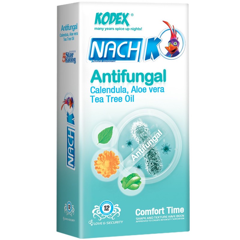 کاندوم کدکس مدل Antifungal بسته 12 عددی مدل 1