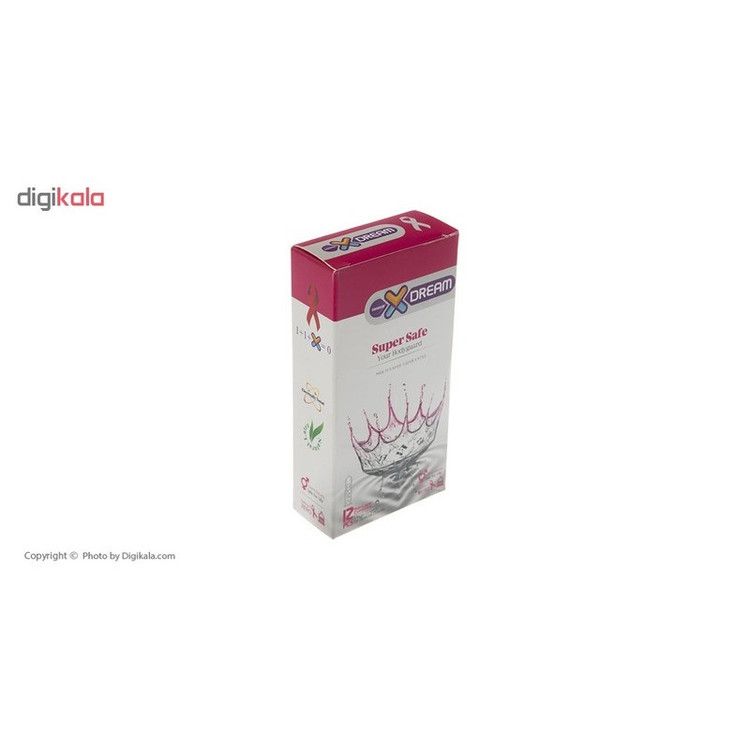 کاندوم ایکس دریم مدل Super Safe بسته 12 عددی