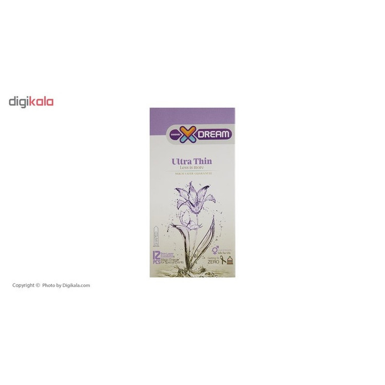 کاندوم ایکس دریم مدل Ultra Thin بسته 12 عددی