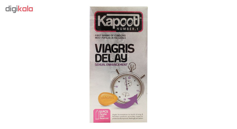 کاندوم کاپوت مدل Viagris Delay بسته 12 عددی مدل 1