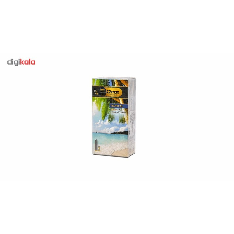 کاندوم کلایمکس مدل Tropical 11بسته 12 عددی