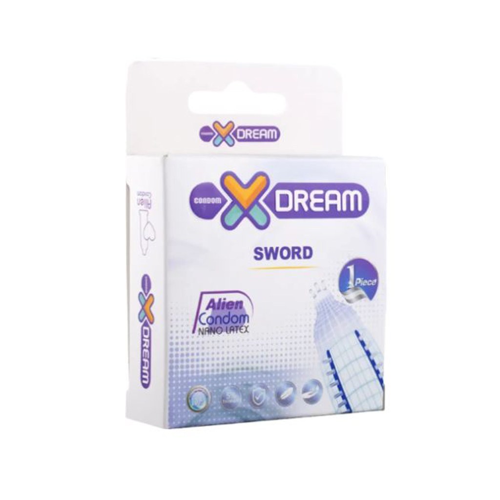 کاندوم فضایی شمشیری ایکس دریم XDream Alien SWORD بسته 1 عددی
