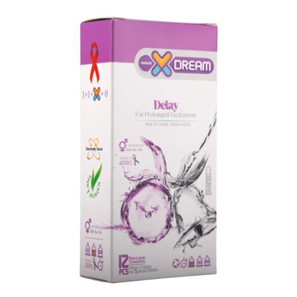 کاندوم تاخیری دیلی ایکس دریم XDream Delay بسته 12 عددی