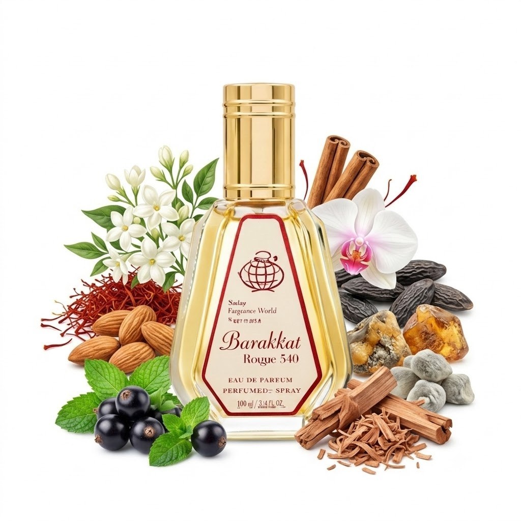 عطر ادکلن باکارات رژ قرمز فرگرانس ورد Baccarat Rouge 540 Extrait