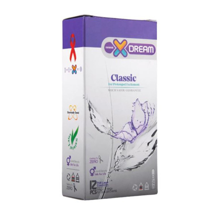 18 بسته 12 عددی کاندوم ساده کلاسیک ایکس دریم XDream Classic