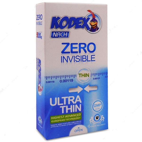 کاندوم کدکس مدل ZERO INVISIBLE