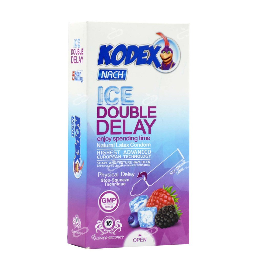 کاندوم کدکس مدل ICE DOUBLE DELAY