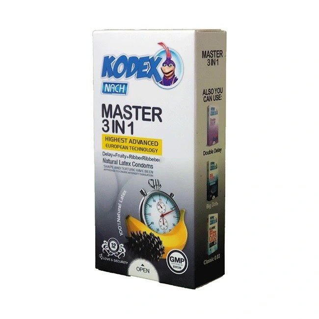 کاندوم تاخیری کدکس مدل Master 3 In 1