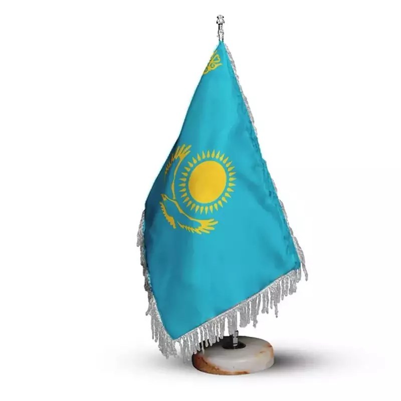 پرچم رومیزی  کشور قزاقستان