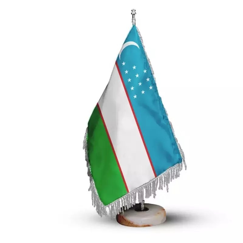 پرچم رومیزی  کشور ازبکستان