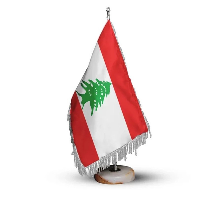 پرچم رومیزی کشور لبنان