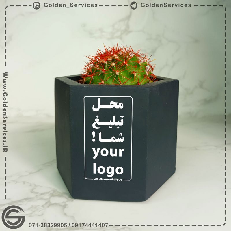 گلدان بتنی شش ضلعی کوچک (20 عدد)