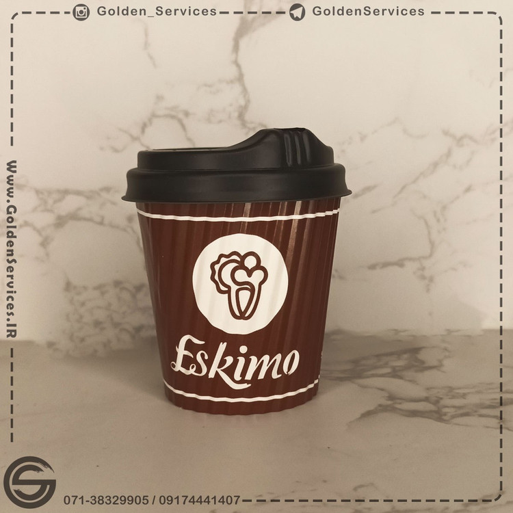 چاپ لیوان قهوه کاغذی دبل (1000عددی)