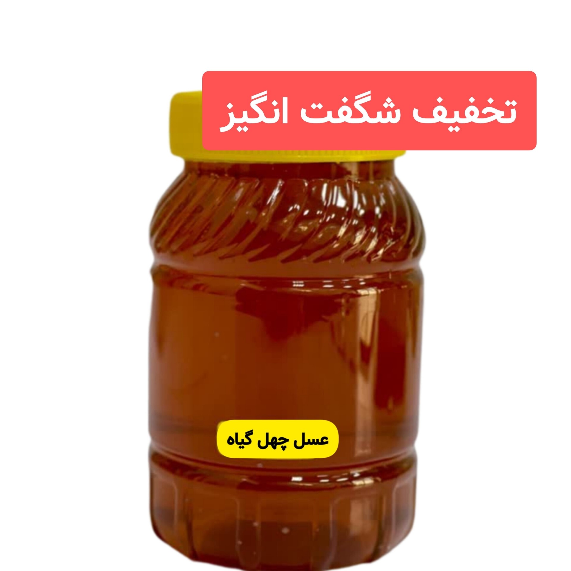 عسل طبیعی چهل گیاه طبیعی یک کیلویی (خرید از زنبوردار) برداشت جدید