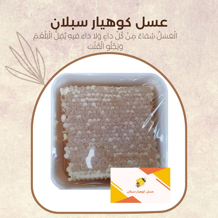 عسل طبیعی چهل گیاه باموم سبلان( یک کیلویی)